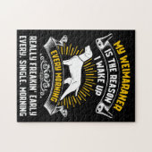 Mein Weimaraner ist der Grund, warum ich jeden Mor Puzzle (Horizontal)