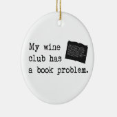 Mein Weinclub hat ein Buchproblem Keramikornament (Rechts)