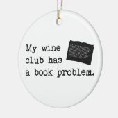 Mein Weinclub hat ein Buchproblem Keramikornament (Links)