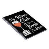 Mein Weinklub hat ein Buchproblem und ist ein toll Notizblock (Rechte Seite)
