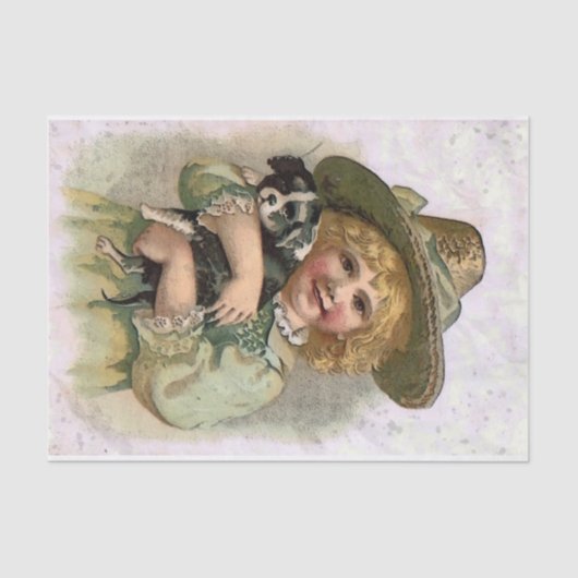 mein Welpe und ich malen 1920 Seidenpapier (Vorderseite)