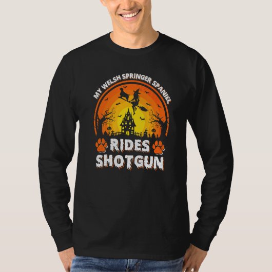 Mein Welsh Springer Spaniel Hund fährt mit der Hex T-Shirt (Vorderseite)