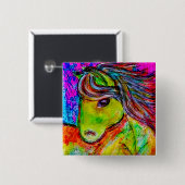 mein weniges Neonpony Button (Vorne & Hinten)