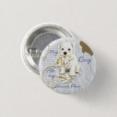 Mein Westie Ate My Lessingplan Button (Vorne & Hinten)
