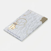 Mein Wheaten aß meinen Unterrichtsplan Post-it Klebezettel (angewinkelt)