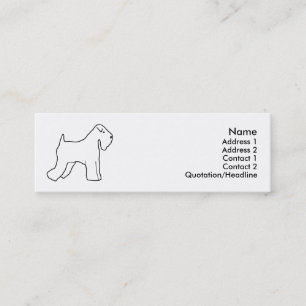 "Mein Wheaten Terrier " Mini Visitenkarte