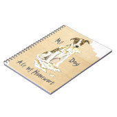 Mein Whippet ate meine Hausaufgaben Notizblock (Linke Seite)