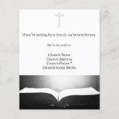 Mein WiFi hat Power Jesus Christus Spaß Flyer (Hinten)