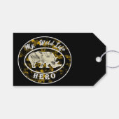 Mein Wildtier-Held Geschenkanhänger (Vorderseite (Horizontal))