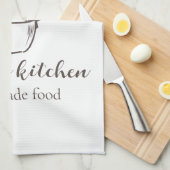 Mein winziges Kitchen Small Business Logo Geschirrtuch (Viertel Falte)