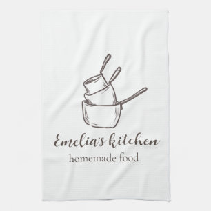Mein winziges Kitchen Small Business Logo Geschirrtuch