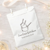 Mein winziges Küchenlogo Aufkleber Geschenktütchen (Ausgeschnitten)