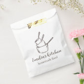 Mein winziges Küchenlogo Aufkleber Geschenktütchen (Versiegelt)