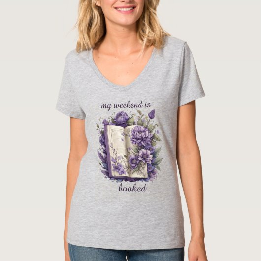 Mein Wochenende ist gebucht T-Shirt (Vorderseite)