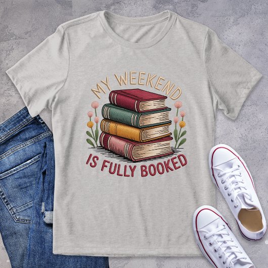 Mein Wochenende ist komplett reserviert für Bookis Tri-Blend Shirt