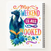 Mein Wochenende ist reserviert Notizblock (Rückseite)