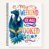 Mein Wochenende ist reserviert Notizblock (Vorderseite)
