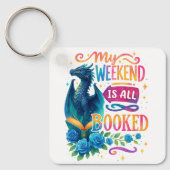 Mein Wochenende ist reserviert Schlüsselanhänger (Vorderseite)
