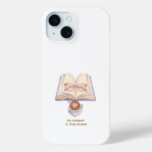 Mein Wochenende ist voll ausgebucht   Cozy Book Lo Case-Mate iPhone Hülle