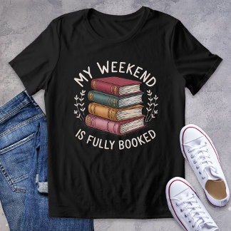 Mein Wochenende ist voll gebucht buchbares grafisc Tri-Blend Shirt
