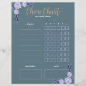 Mein wöchentliches Chordiagramm - zweiseitige Blüt (Rückseite)