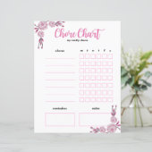 Mein wöchentliches Chordiagramm - zweiseitige Blüt (Stehend Vorderseite)