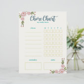 Mein wöchentliches Chordiagramm - zweiseitige Blüt (Stehend Vorderseite)