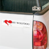 ♥ MEIN WOLFDOG AUTOAUFKLEBER (Auf Lkw)