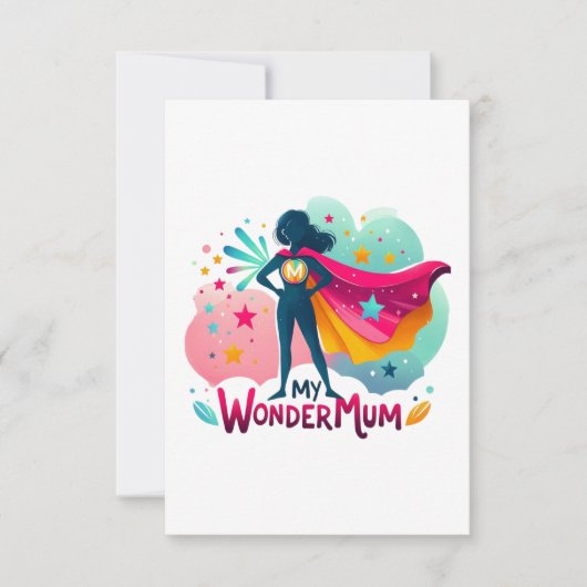 Mein WonderMum Dankeskarte (Vorderseite)