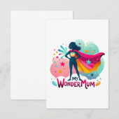 Mein WonderMum Dankeskarte (Vorne/Hinten)