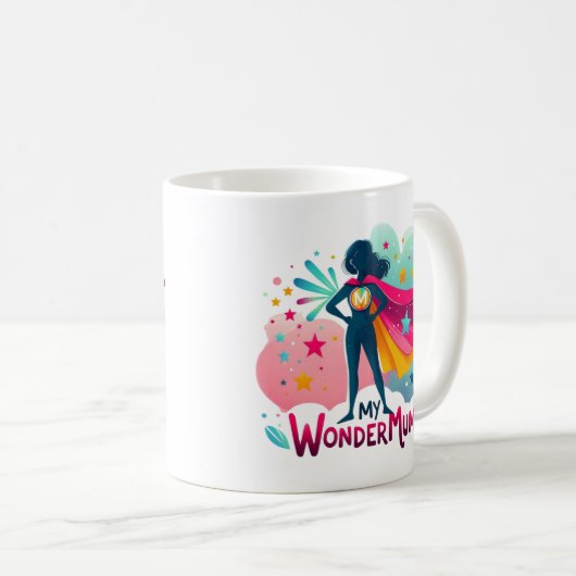 Mein WonderMum Kaffeetasse (VorderseiteRechts)