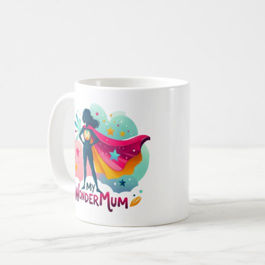 Mein WonderMum Kaffeetasse (Vorderseite Links)