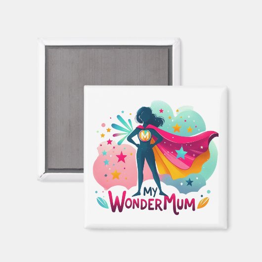 Mein WonderMum Magnet (Vorderseite/Rückseite)