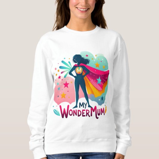 Mein WonderMum Sweatshirt (Vorderseite)
