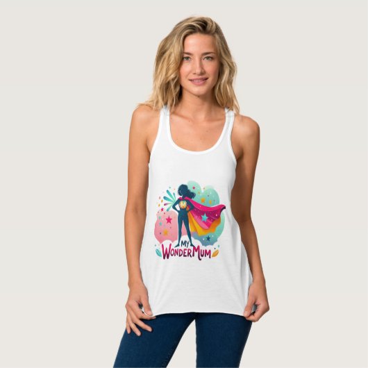 Mein WonderMum Tank Top (Vorderseite Vollansicht)