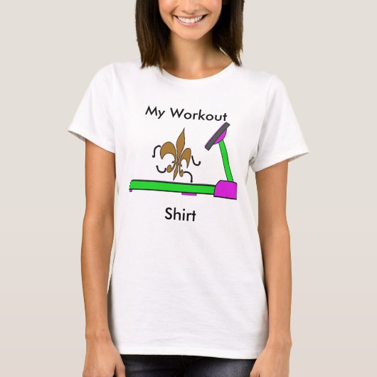 Mein Workout-Shirt T-Shirt (Vorderseite)