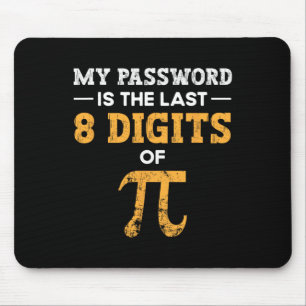 Mein Wort ist die letzten 8 Ziffern des PiPi-Tages Mousepad
