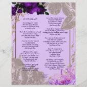 Mein Wundergedicht Personalisiertes Papier (Rückseite)