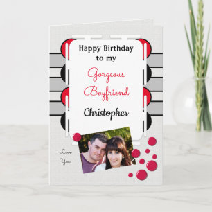 Mein wunderschöner Geburtstag von Jungen und Foto Karte
