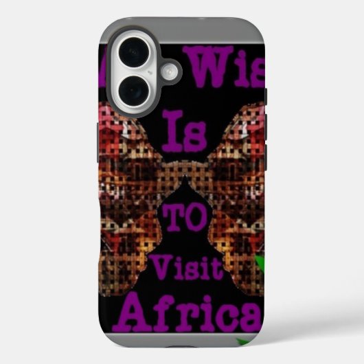 Mein Wunsch Case-Mate iPhone Hülle (Rückseite)