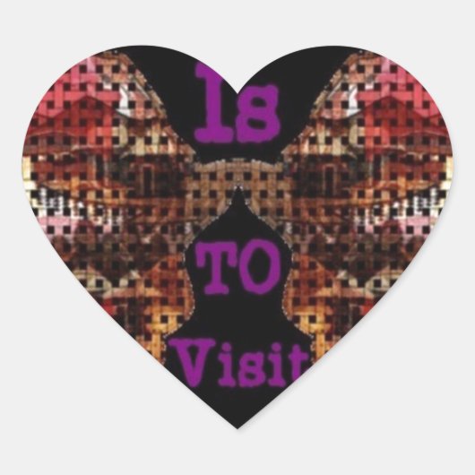 Mein Wunsch Herz-Aufkleber (Vorderseite)