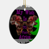 Mein Wunsch Keramik Ornament (Rechts)