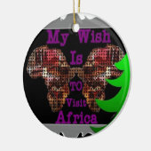 Mein Wunsch Keramik Ornament (Links)