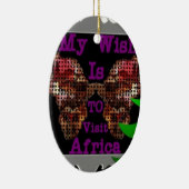 Mein Wunsch Keramikornament (Rechts)