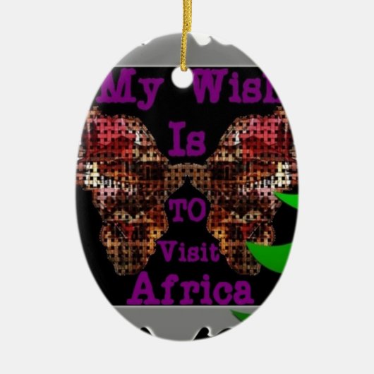 Mein Wunsch Keramikornament (Vorne)