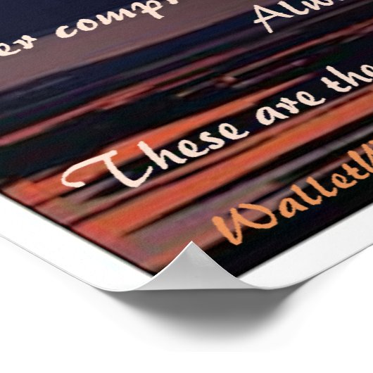 Mein Wunsch nach dir... Mein Sohn Poster (Ecke)