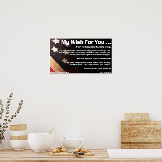 Mein Wunsch nach dir... Poster (Küche)