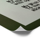 Mein Wunsch nach Dir Poster (Originalversion) (Ecke)