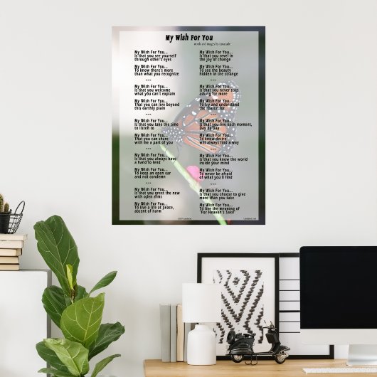 Mein Wunsch nach Dir Poster (Originalversion) (Heimbüro)