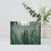 "Mein Wunsch nach Erfolg" Motivation Affirmation Postkarte (Stehend Vorderseite)
